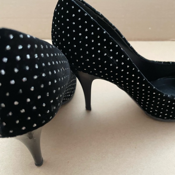 Giuseppe Zanotti Design Zadina Black Velvet Heels Pumps 6.5 36.5 - Picture 6 of 7